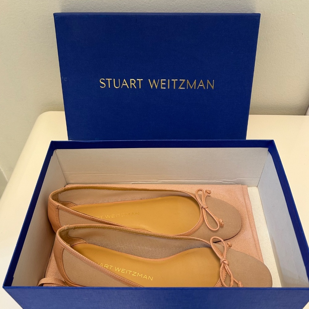 New Stuart Weitzman Women’s Arabella Mesh Ballet Flat US 6.5 B NIB - Picture 14 of 16